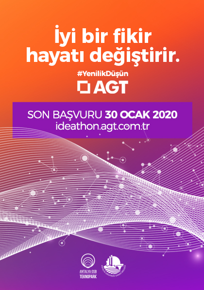 AGT Ideathon 2020 Etkinlik Afişi