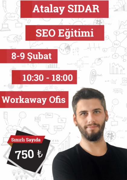 SEO Eğitimi - Atalay Sıdar & Simur Digital Etkinlik Afişi