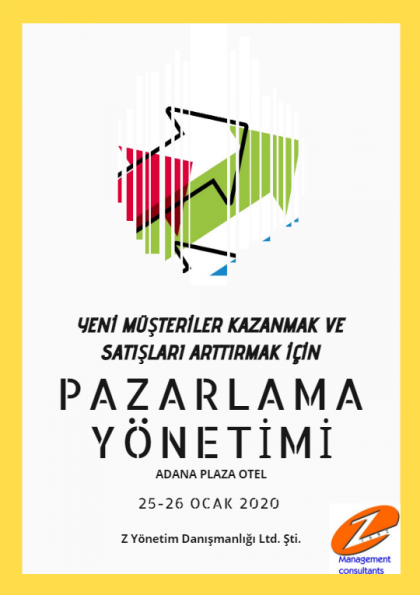 Yeni Müşteriler Kazanmak Ve Satışları Arttırma İçin Pazarlama Yönetimi Etkinlik Afişi