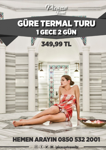 Güre Termal Turu Etkinlik Afişi