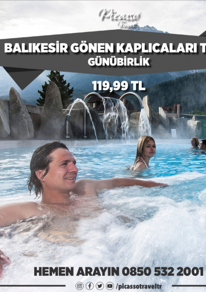 Balıkesir Gönen Kaplıcaları Turu Etkinlik Afişi