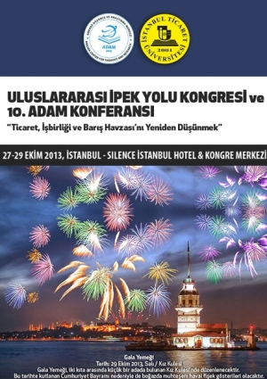Uluslararası İpek Yolu Kongresi ve 10. Adam Konferansı Etkinlik Afişi