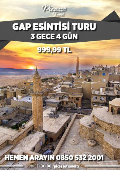 GAP ESİNTİSİ TURU Etkinlik Afişi