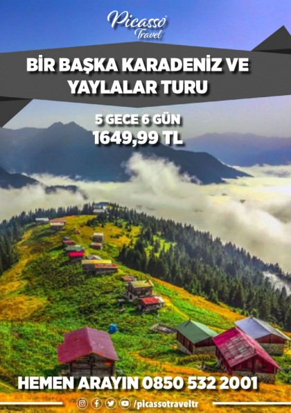 BİR BAŞKA KARADENİZ VE YAYLALAR TURU Etkinlik Afişi