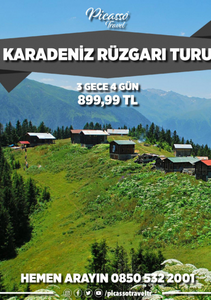 KARADENİZ RÜZGARI TURU Etkinlik Afişi