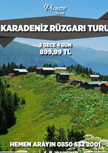 KARADENİZ RÜZGARI TURU Etkinlik Afişi