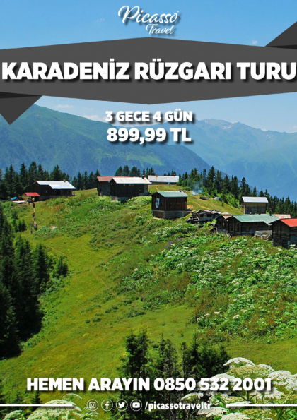 KARADENİZ RÜZGARI TURU Etkinlik Afişi