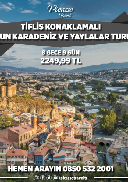 Tiflis Konaklamalı Uzun Karadeniz ve Yaylalar Turu Etkinlik Afişi