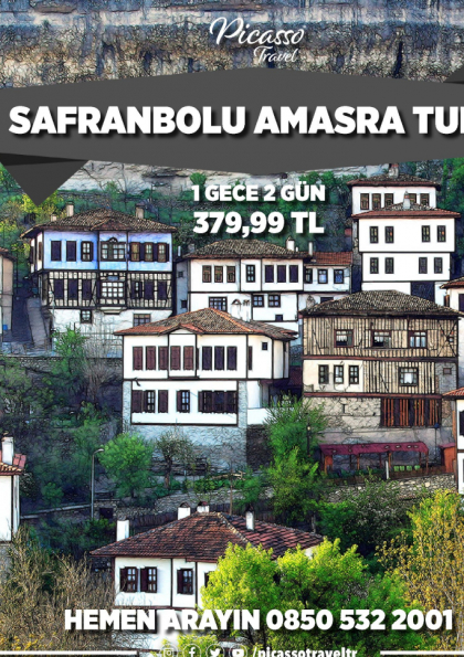 Safranbolu Amasra Turu Etkinlik Afişi