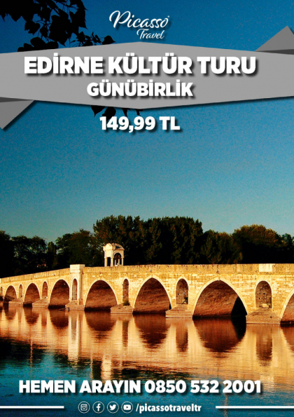 Edirne Kültür Turu Etkinlik Afişi