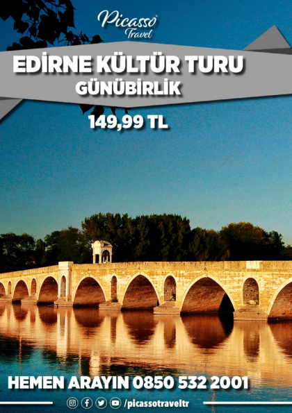 Edirne Kültür Turu Etkinlik Afişi