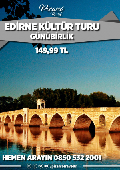 Edirne Kültür Turu Etkinlik Afişi