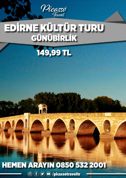 Edirne Kültür Turu Etkinlik Afişi