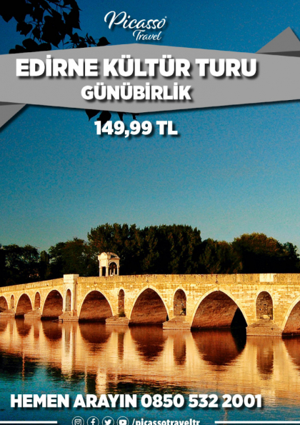 Edirne Kültür Turu Etkinlik Afişi