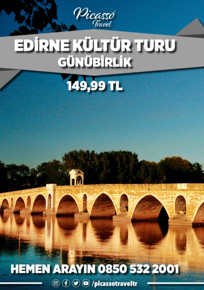 Edirne Kültür Turu Etkinlik Afişi