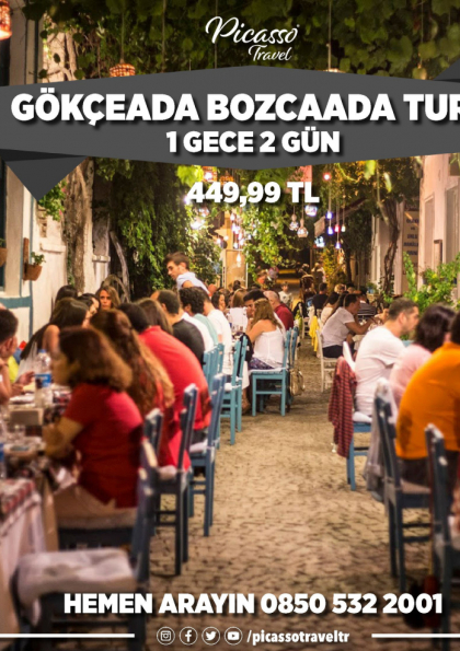 Gökçeada Bozcaada Turu Etkinlik Afişi