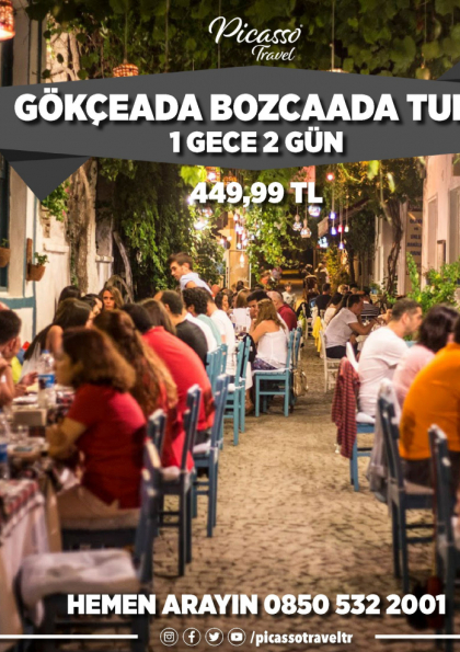 Gökçeada Bozcaada Turu Etkinlik Afişi