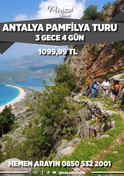 Antalya Pamfilya Turu Etkinlik Afişi