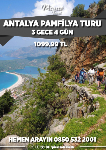 Antalya Pamfilya Turu Etkinlik Afişi