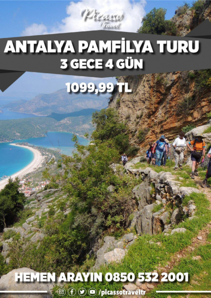 Antalya Pamfilya Turu Etkinlik Afişi