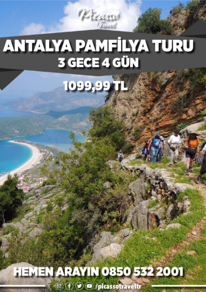 Antalya Pamfilya Turu Etkinlik Afişi