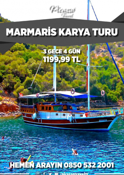 MARMARİS KARYA TURU Etkinlik Afişi