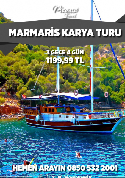MARMARİS KARYA TURU Etkinlik Afişi