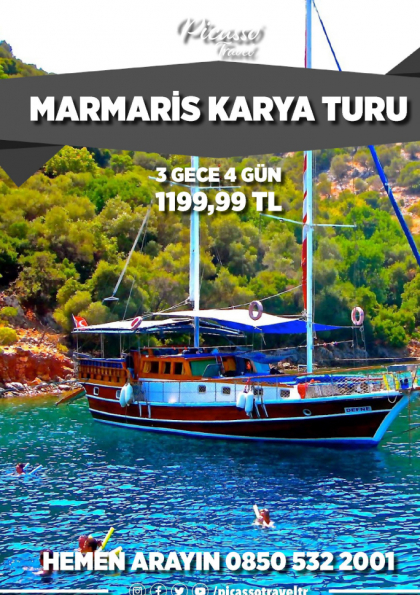 MARMARİS KARYA TURU Etkinlik Afişi