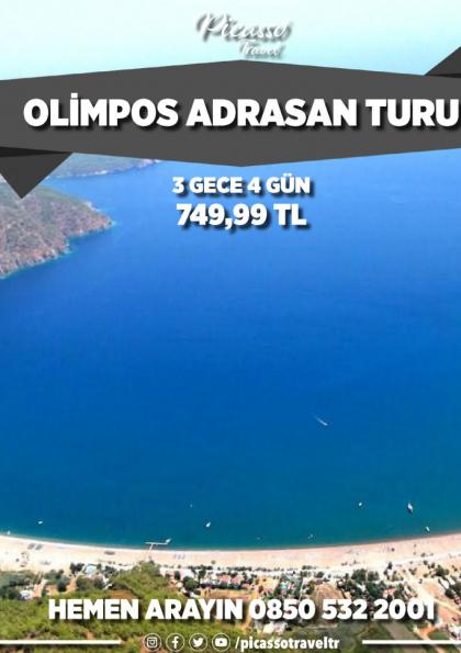 OLİMPOS ADRASAN TURU Etkinlik Afişi