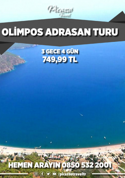 OLİMPOS ADRASAN TURU Etkinlik Afişi