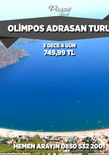 OLİMPOS ADRASAN TURU Etkinlik Afişi