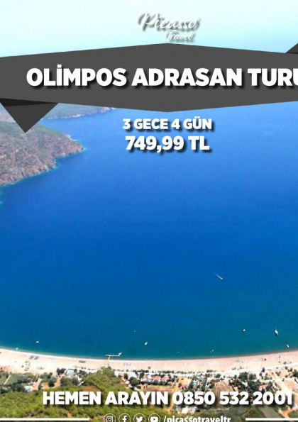 OLİMPOS ADRASAN TURU Etkinlik Afişi