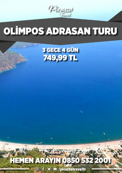 OLİMPOS ADRASAN TURU Etkinlik Afişi