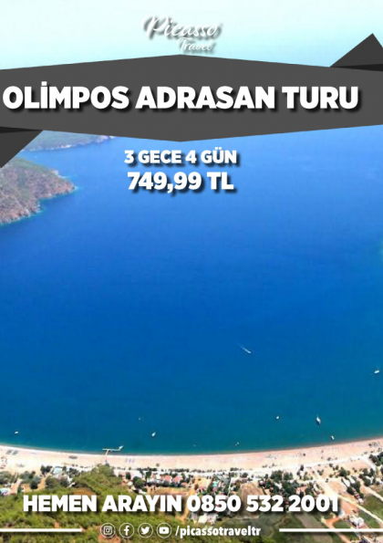 OLİMPOS ADRASAN TURU Etkinlik Afişi