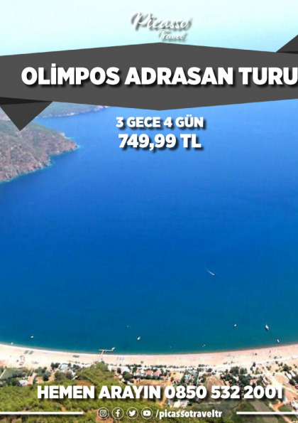 OLİMPOS ADRASAN TURU Etkinlik Afişi