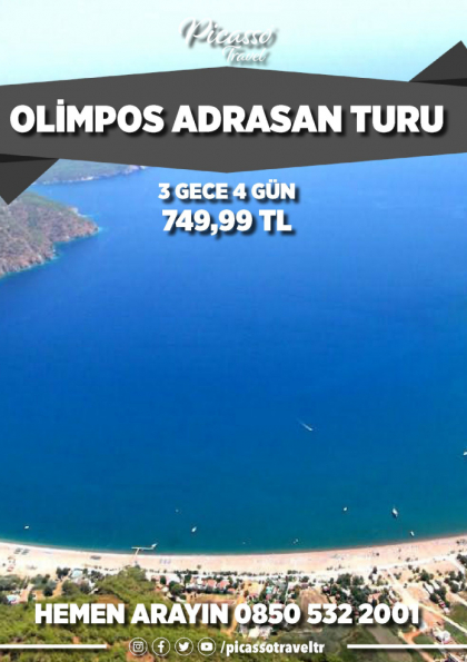 OLİMPOS ADRASAN TURU Etkinlik Afişi