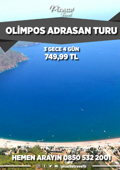 OLİMPOS ADRASAN TURU Etkinlik Afişi