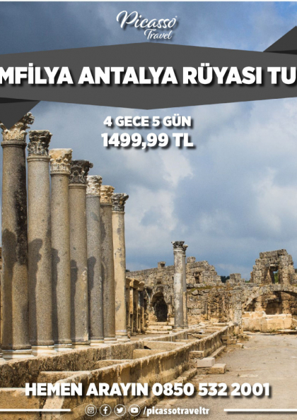 Pamfilya Antalya Rüyası Turu Etkinlik Afişi