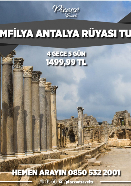 Pamfilya Antalya Rüyası Turu Etkinlik Afişi
