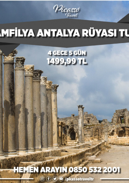 Pamfilya Antalya Rüyası Turu Etkinlik Afişi