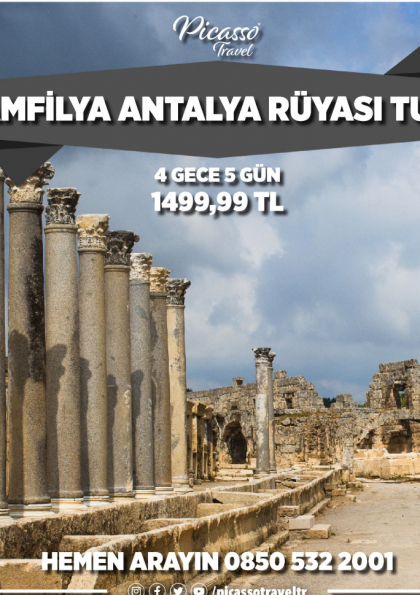 Pamfilya Antalya Rüyası Turu Etkinlik Afişi