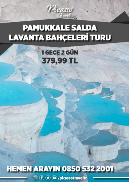 PAMUKKALE SALDA LAVANTA BAHÇELERİ TURU Etkinlik Afişi