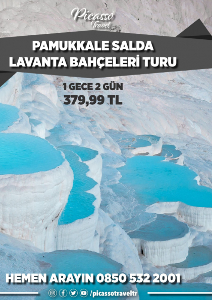 PAMUKKALE SALDA LAVANTA BAHÇELERİ TURU Etkinlik Afişi