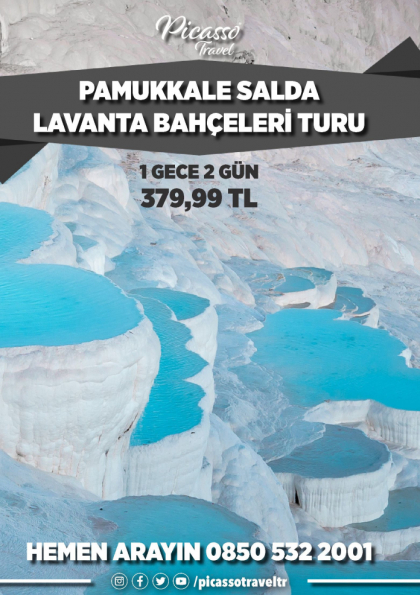 PAMUKKALE SALDA LAVANTA BAHÇELERİ TURU Etkinlik Afişi