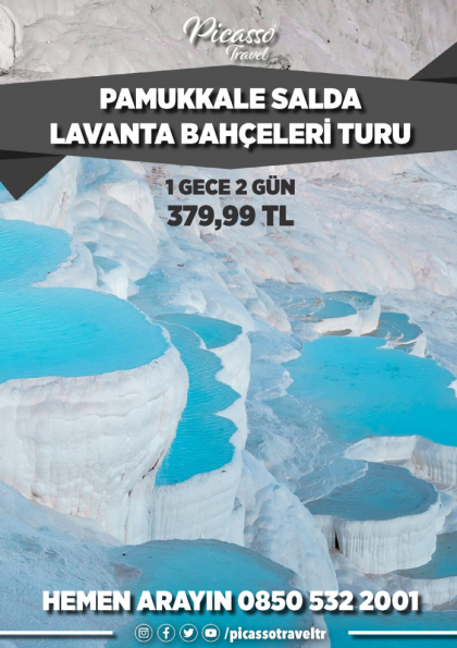 PAMUKKALE SALDA LAVANTA BAHÇELERİ TURU Etkinlik Afişi