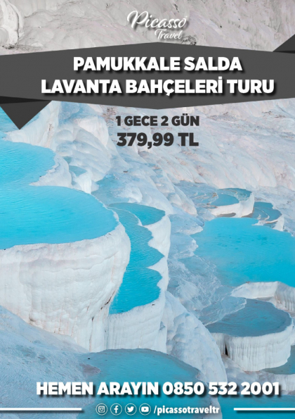 PAMUKKALE SALDA LAVANTA BAHÇELERİ TURU Etkinlik Afişi