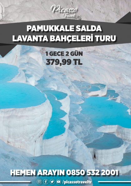 PAMUKKALE SALDA LAVANTA BAHÇELERİ TURU Etkinlik Afişi