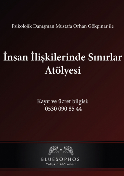 İnsan İlişkilerinde Sınırlar Atölyesi Etkinlik Afişi