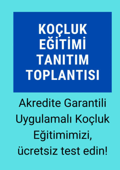 Profesyonel Koçluk Eğitimi Tanışma Toplantısı Etkinlik Afişi