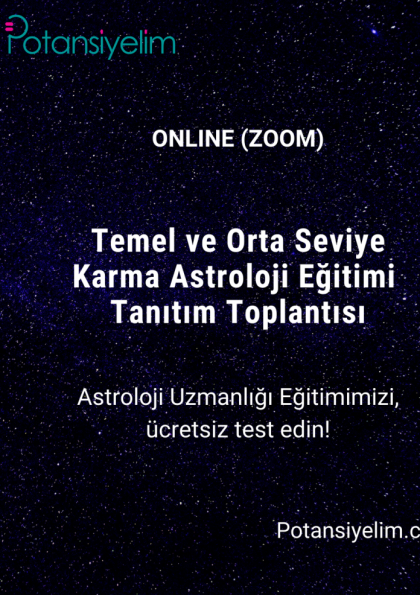 Astroloji eğitimi tanıtım toplantısı Etkinlik Afişi